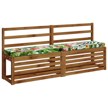vidaXL 2-Piece Bench Cushions VUGHT 2 pcs 100% Polyester Multicolour