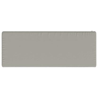 vidaXL 2-Piece Bench Cushions VUGHT 2 pcs 100% Polyester Grey