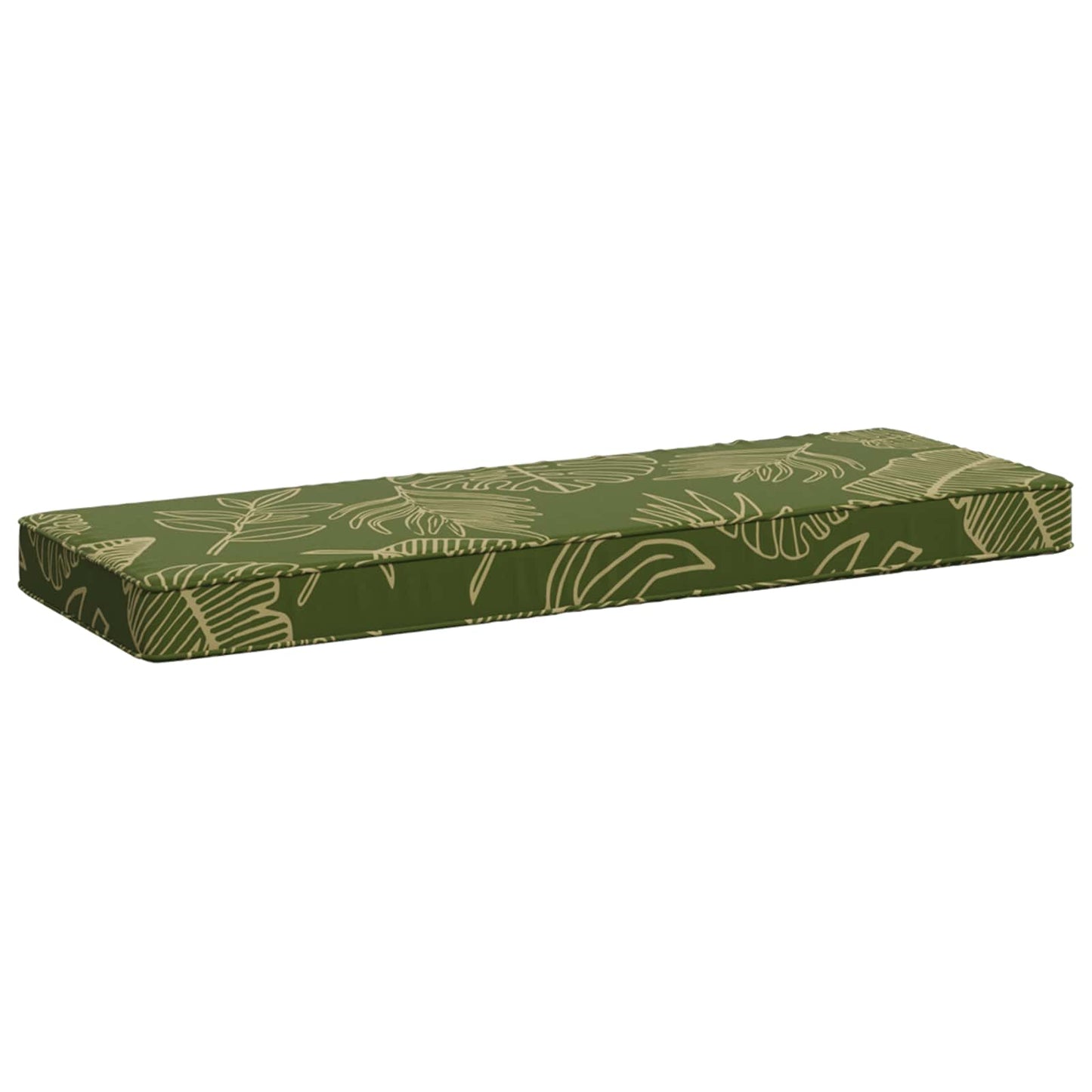 vidaXL 2-Piece Bench Cushions VUGHT 2 pcs 100% Polyester Leaf Design