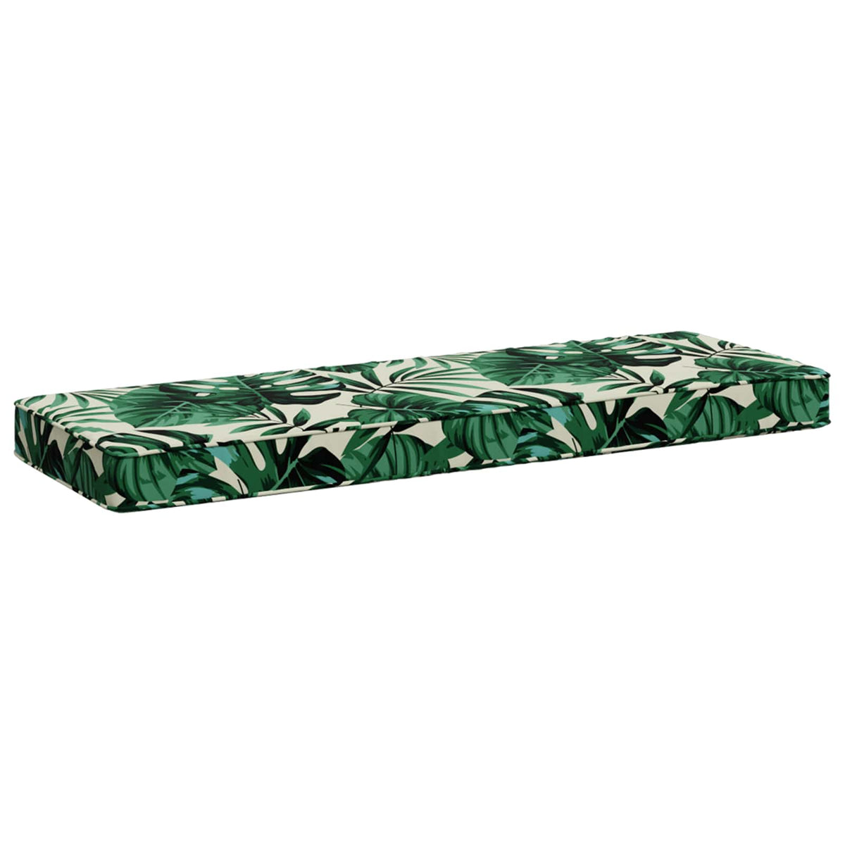 vidaXL 2-Piece Bench Cushions VUGHT 2 pcs 100% Polyester Leaf Pattern