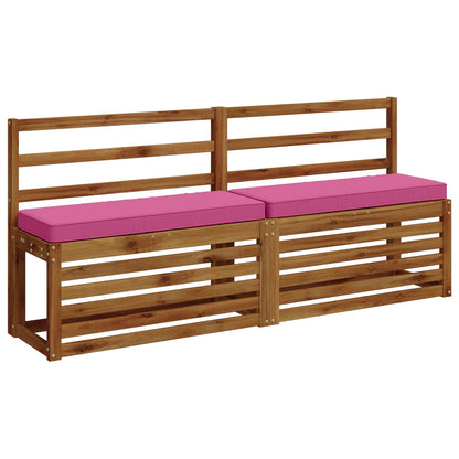 vidaXL 1-Piece Bench Cushion VUGHT 100% Polyester Pink 80 x 30 x 5 cm