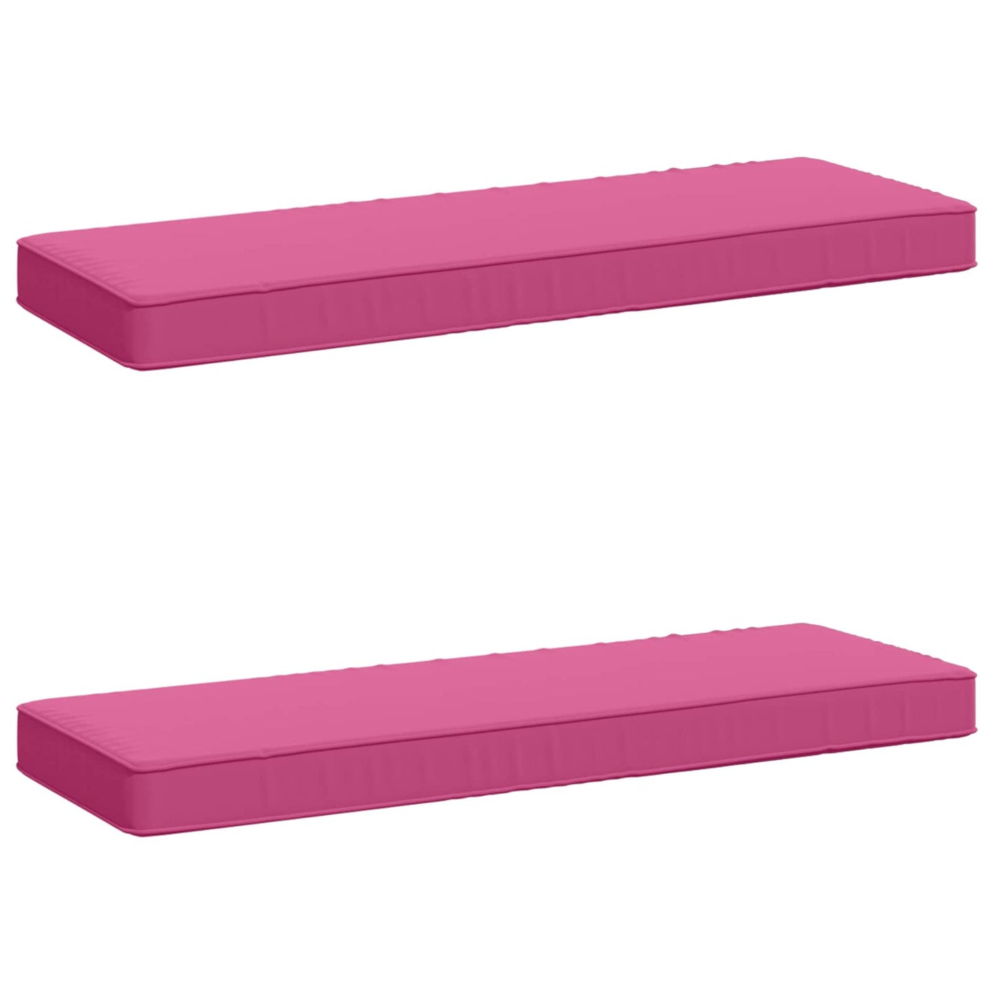 vidaXL 2-Piece Bench Cushions VUGHT 2 pcs 100% Polyester Pink