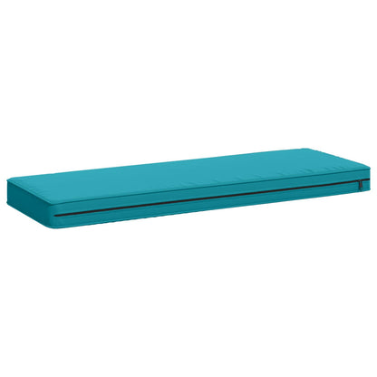 vidaXL 1-Piece Bench Cushion VUGHT 100% Polyester Turquoise