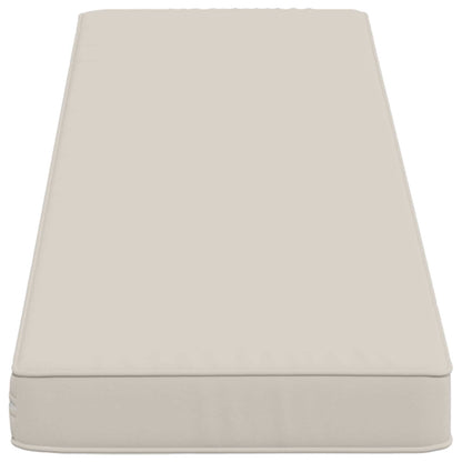 vidaXL 2-Piece Bench Cushions VUGHT 2 pcs 100% Polyester White