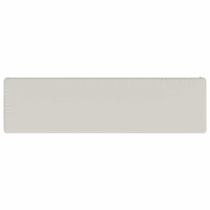 vidaXL 2-Piece Bench Cushions VUGHT 2 pcs 100% Polyester White