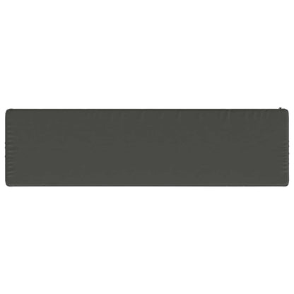 vidaXL 2-Piece Bench Cushions VUGHT 2 pcs 100% Polyester Anthracite