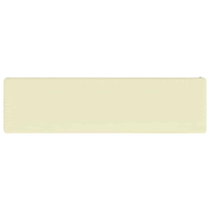 vidaXL 2-Piece Bench Cushions VUGHT 2 pcs 100% Polyester Cream