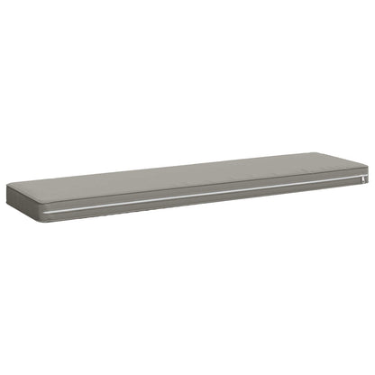 vidaXL 2-Piece Bench Cushions VUGHT 2 pcs 100% Polyester Grey