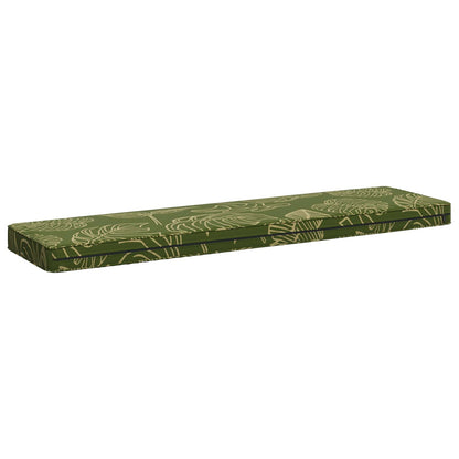 vidaXL 2-Piece Bench Cushions VUGHT 2 pcs 100% Polyester Leaf Design