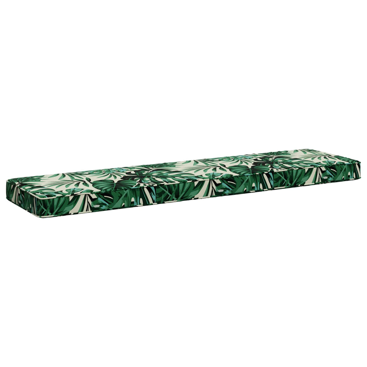 vidaXL 2-Piece Bench Cushions VUGHT 2 pcs 100% Polyester Leaf Pattern