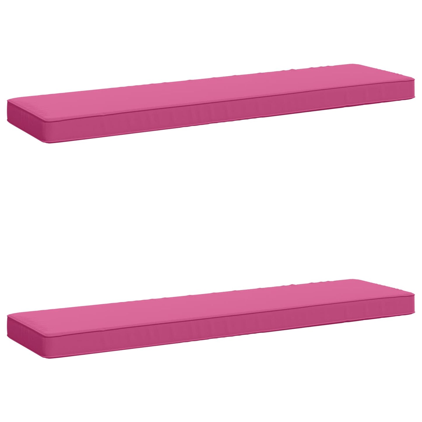 vidaXL 2-Piece Bench Cushions VUGHT 2 pcs 100% Polyester Pink