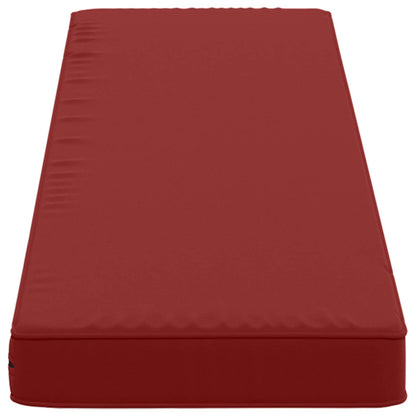 vidaXL 2-Piece Bench Cushions VUGHT 2 pcs 100% Polyester Wine Red