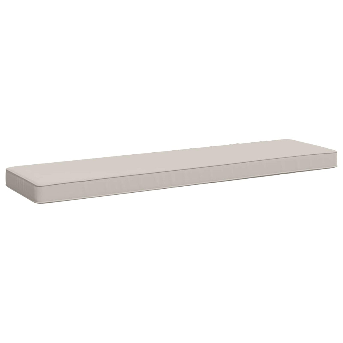 vidaXL 1-Piece Bench Cushion VUGHT 100% Polyester White