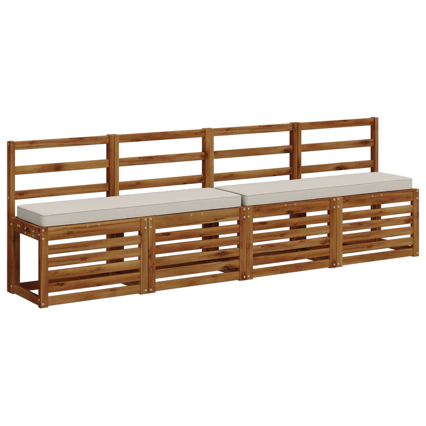 vidaXL 1-Piece Bench Cushion VUGHT 100% Polyester White