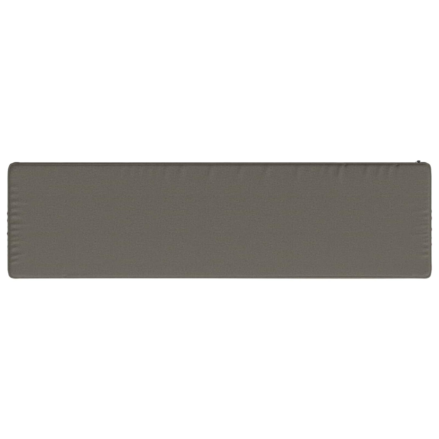 vidaXL 1-Piece Bench Cushion VUGHT 100% Polyester Grey 110 x 30 x 5 cm