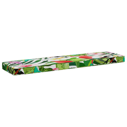 vidaXL 1-Piece Bench Cushion VUGHT 100% Polyester Multicolour