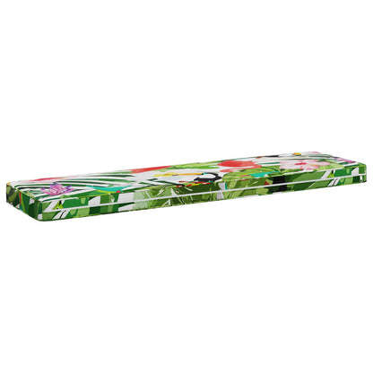 vidaXL 2-Piece Bench Cushions VUGHT 2 pcs 100% Polyester Multicolour