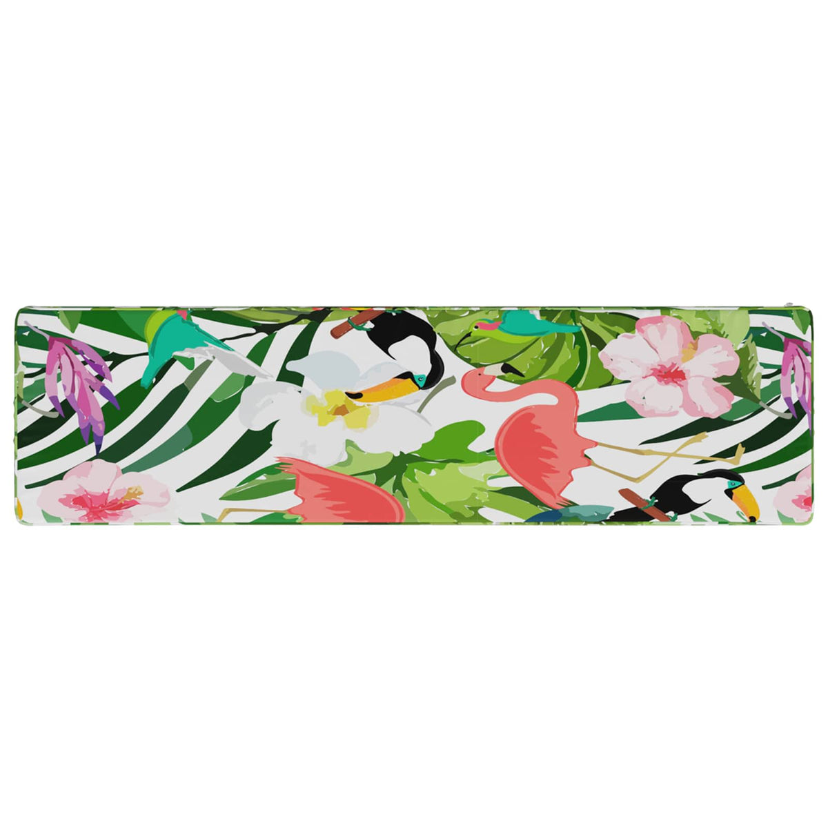 vidaXL 2-Piece Bench Cushions VUGHT 2 pcs 100% Polyester Multicolour
