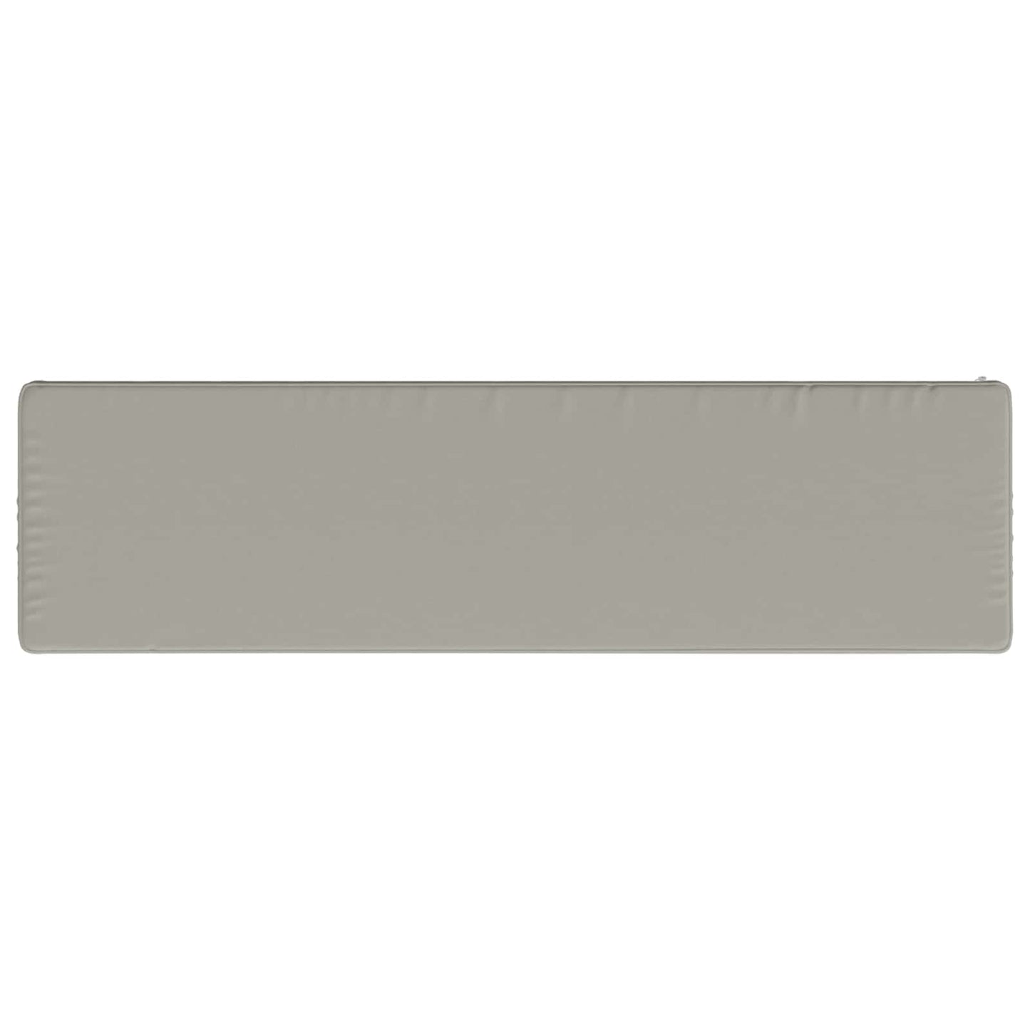 vidaXL 1-Piece Bench Cushion VUGHT 100% Polyester Grey 110 x 30 x 5 cm