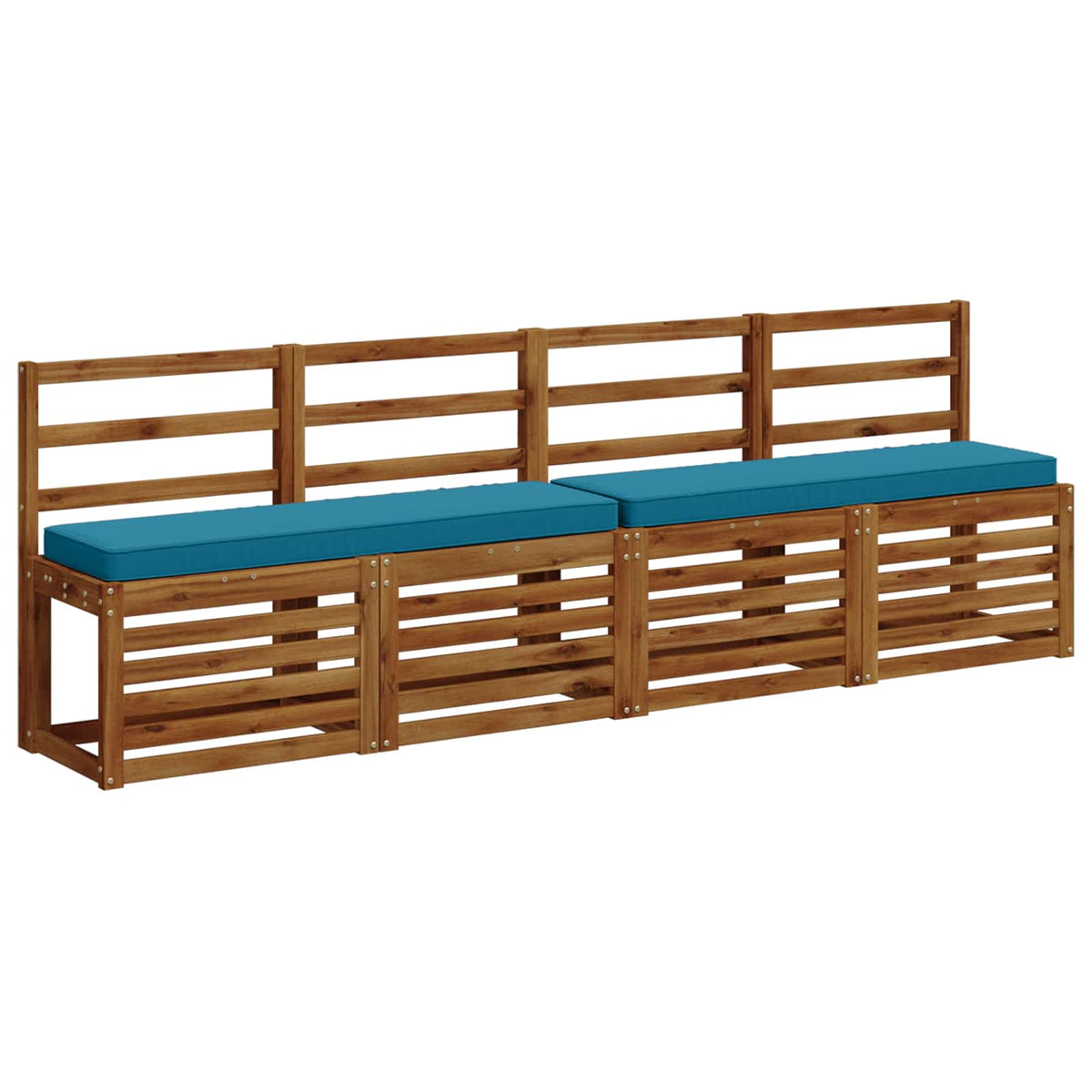 vidaXL 1-Piece Bench Cushion VUGHT 100% Polyester Light Blue
