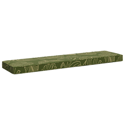 vidaXL 2-Piece Bench Cushions VUGHT 2 pcs 100% Polyester Leaf Design