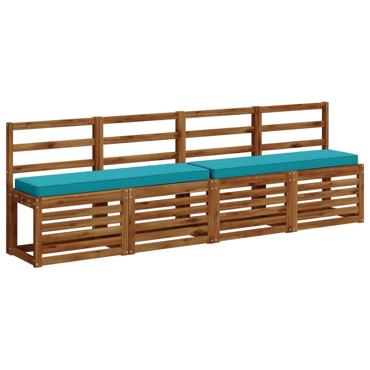 vidaXL 1-Piece Bench Cushion VUGHT 100% Polyester Turquoise