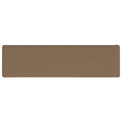 vidaXL 1-Piece Bench Cushion VUGHT 100% Polyester Taupe