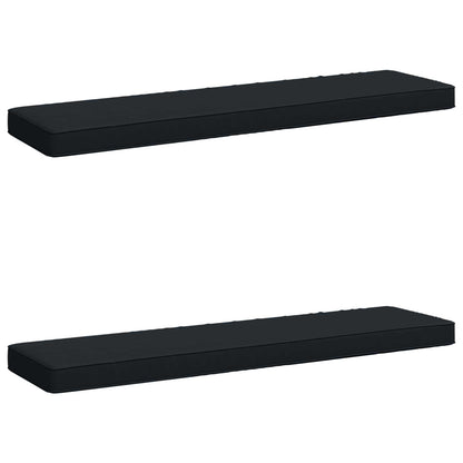 vidaXL 2-Piece Bench Cushions VUGHT 2 pcs 100% Polyester Dark Blue