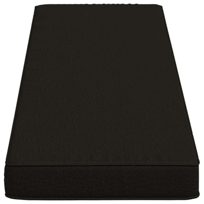 vidaXL 2-Piece Bench Cushions VUGHT 2 pcs 100% Polyester Black