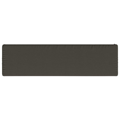vidaXL 2-Piece Bench Cushions VUGHT 2 pcs 100% Polyester Anthracite