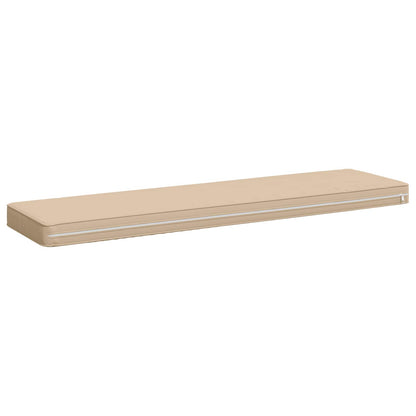 vidaXL 1-Piece Bench Cushion VUGHT 100% Polyester Cream