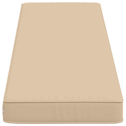vidaXL 1-Piece Bench Cushion VUGHT 100% Polyester Cream