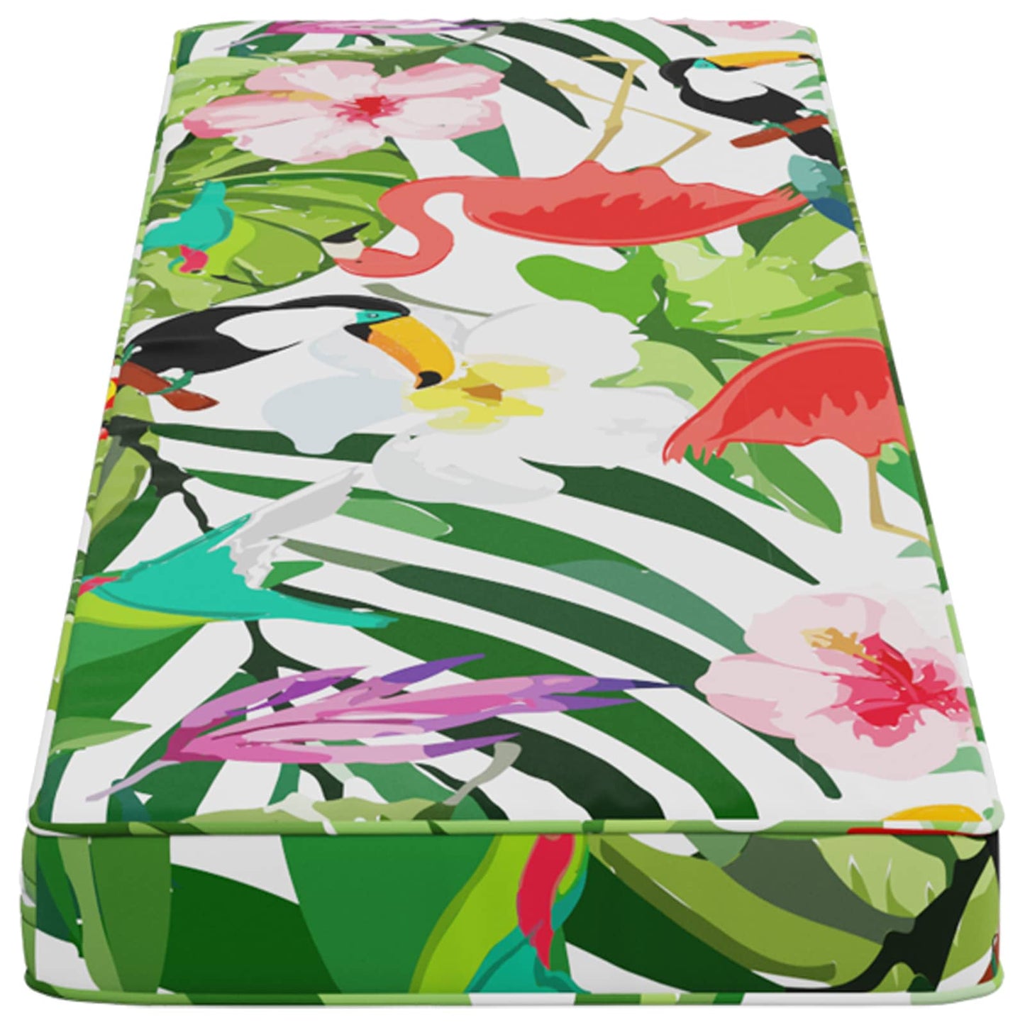 vidaXL 1-Piece Bench Cushion VUGHT 100% Polyester Multicolour