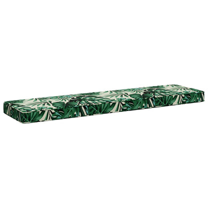 vidaXL 2-Piece Bench Cushions VUGHT 2 pcs 100% Polyester Leaf Pattern