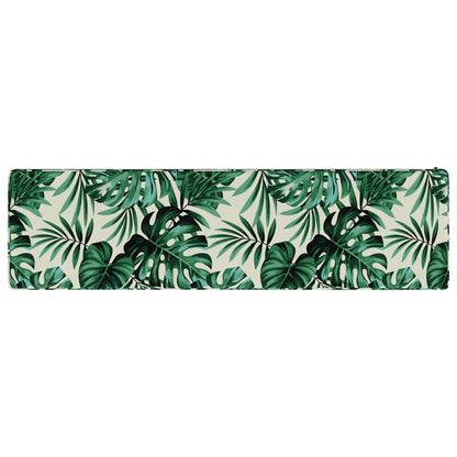 vidaXL 2-Piece Bench Cushions VUGHT 2 pcs 100% Polyester Leaf Pattern