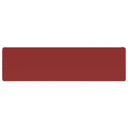 vidaXL 1-Piece Bench Cushion VUGHT 100% Polyester Wine Red