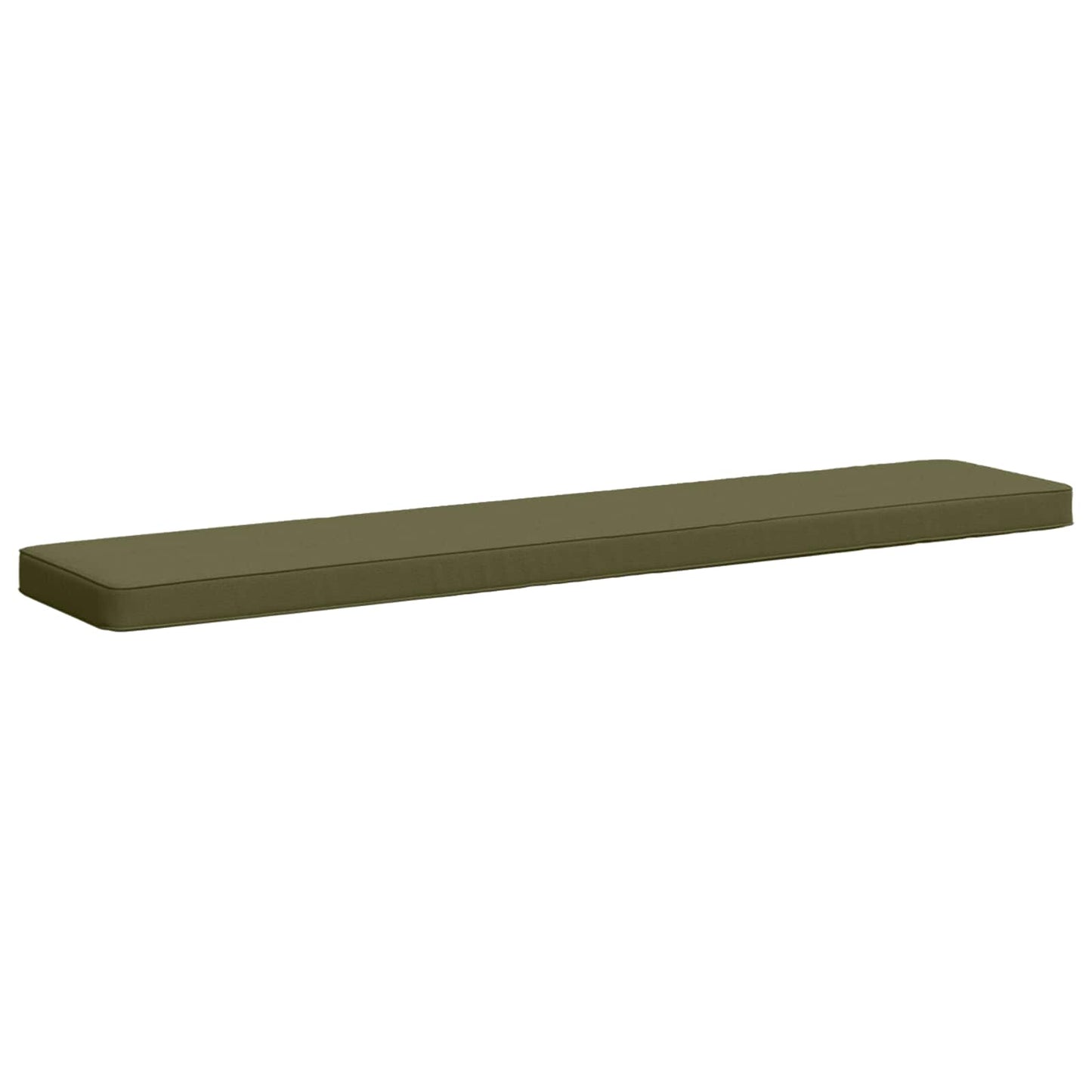 vidaXL 2-Piece Bench Cushions VUGHT 2 pcs 100% Polyester Olive Green