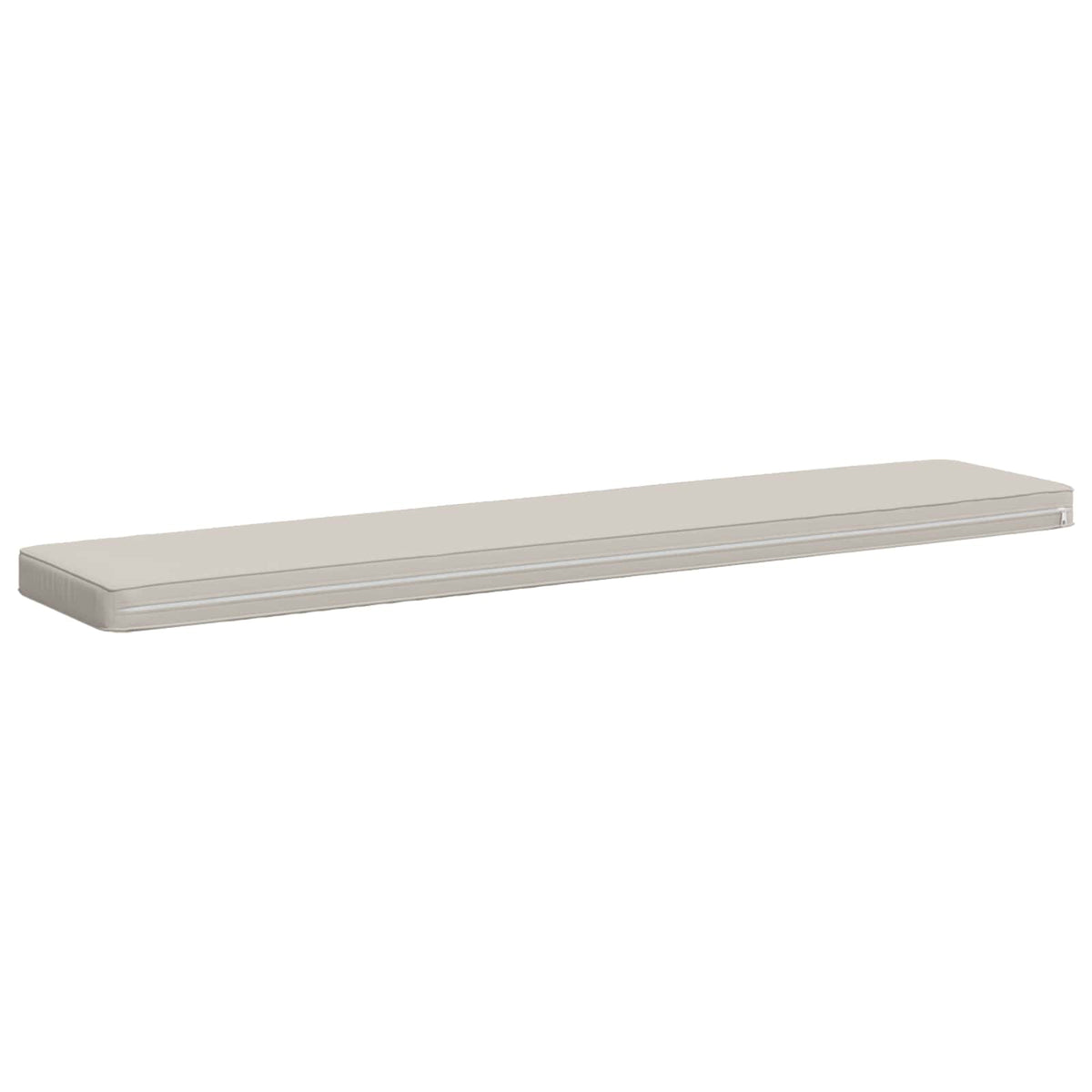 vidaXL 2-Piece Bench Cushions VUGHT 2 pcs 100% Polyester White
