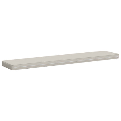 vidaXL 2-Piece Bench Cushions VUGHT 2 pcs 100% Polyester White