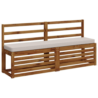 vidaXL 2-Piece Bench Cushions VUGHT 2 pcs 100% Polyester White