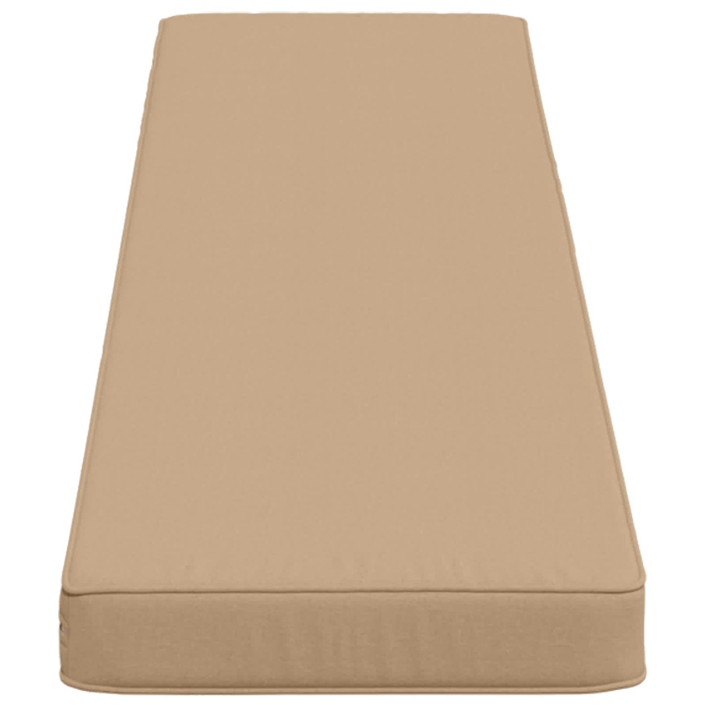 vidaXL 1-Piece Bench Cushion VUGHT 100% Polyester Sand 140 x 30 x 5 cm