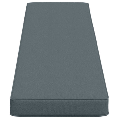 vidaXL 1-Piece Bench Cushion VUGHT 100% Polyester Blue 140 x 30 x 5 cm