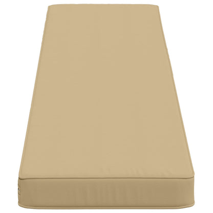 vidaXL 1-Piece Bench Cushion VUGHT 100% Polyester Beige