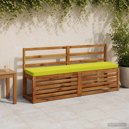 vidaXL 2-Piece Bench Cushions VUGHT 2 pcs 100% Polyester Bright Green