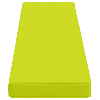 vidaXL 1-Piece Bench Cushion VUGHT 100% Polyester Bright Green