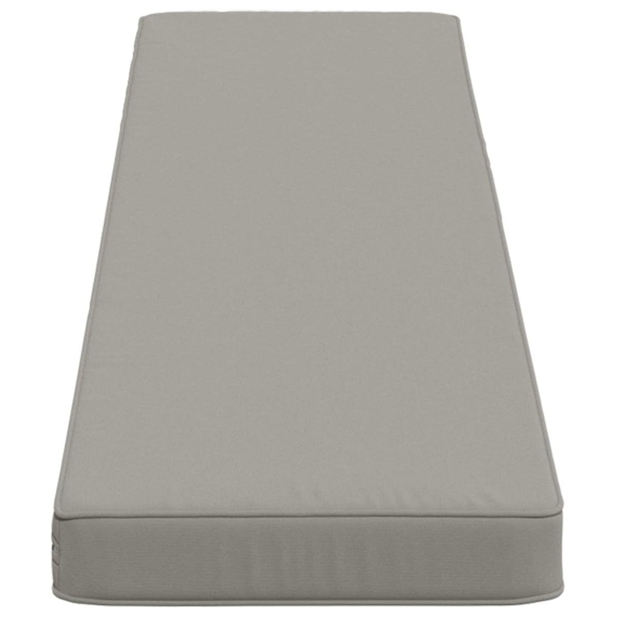 vidaXL 1-Piece Bench Cushion VUGHT 100% Polyester Grey 140 x 30 x 5 cm