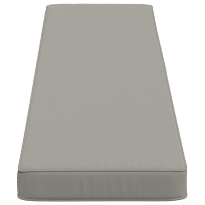 vidaXL 2-Piece Bench Cushions VUGHT 2 pcs 100% Polyester Grey