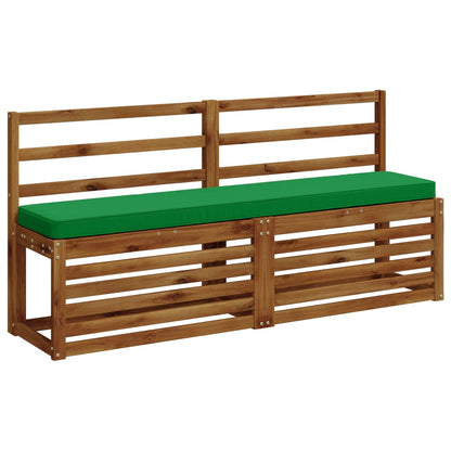 vidaXL 2-Piece Bench Cushions VUGHT 2 pcs 100% Polyester Green