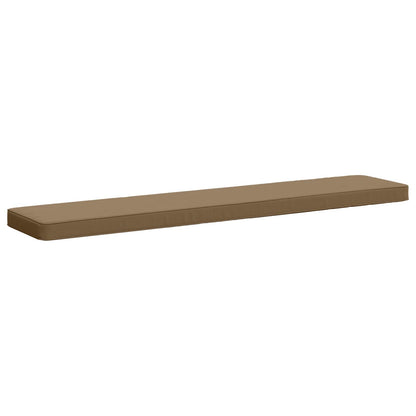 vidaXL 1-Piece Bench Cushion VUGHT 100% Polyester Taupe