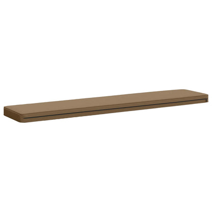 vidaXL 1-Piece Bench Cushion VUGHT 100% Polyester Taupe